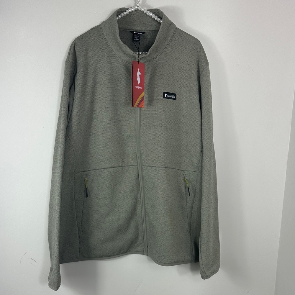 Cotopaxi Men's Gray Envo Fleece Heather Pebble Sweater XL NWT - Picture 2 of 15